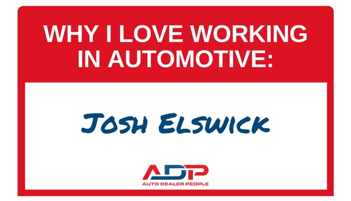 Why I Love Working in Automotive: Josh Elswick